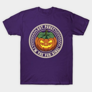 Pumpkin Got Puns? I'm the pun king! Funny T-Shirt